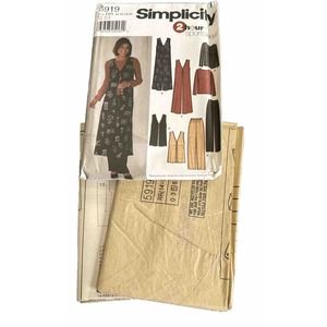 Simplicity 5919 Sewing Pattern UNCUT‎ Jumper Pants Vest Size RR 14, 16, 18, 20